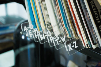 Acrylic Alphabet Dividers for Vinyl Records and Books — buy | FACTURA