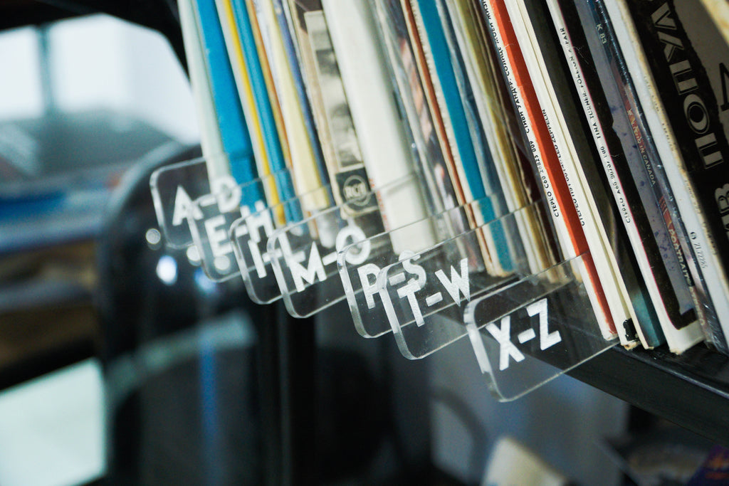 Acrylic Alphabet Dividers for Vinyl Records and Books — buy | FACTURA