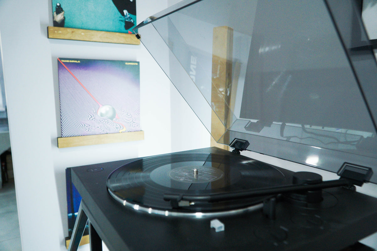 Wooden Vinyl Record Display Shelves — buy | FACTURA